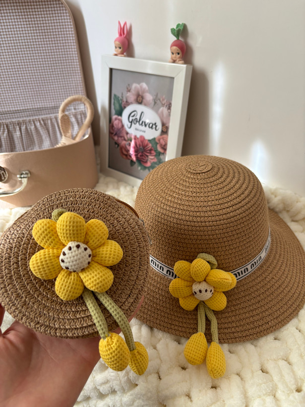 کیف و کلاه حصیری✨
